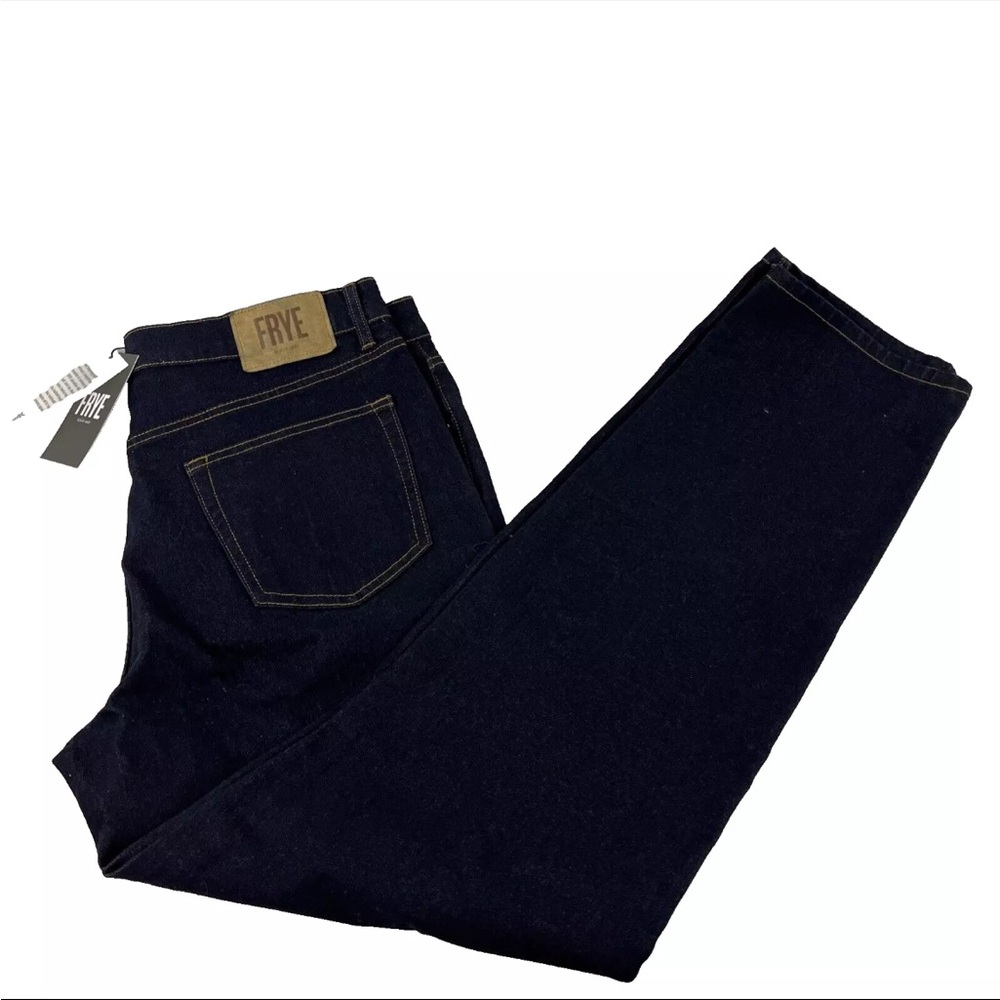 New Mens Frye Tyler Straight Rinse Wash Denim Jeans Sz 34x32 NWT $99